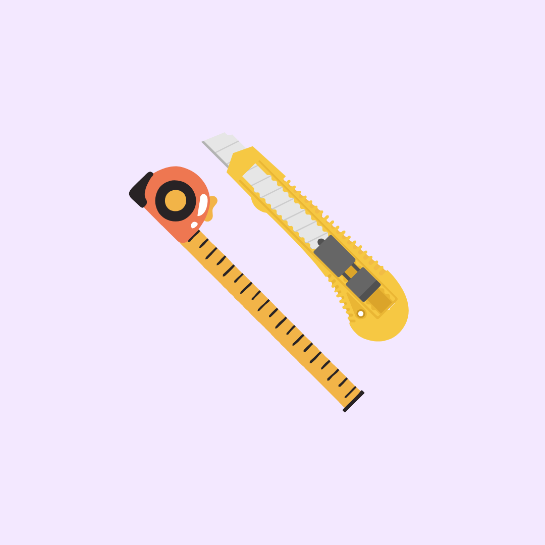 Cutter & mètres