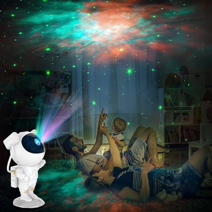 Projecteur ciel étoilé astronaute 3 en 1 avec haut-parleur Bluetooth