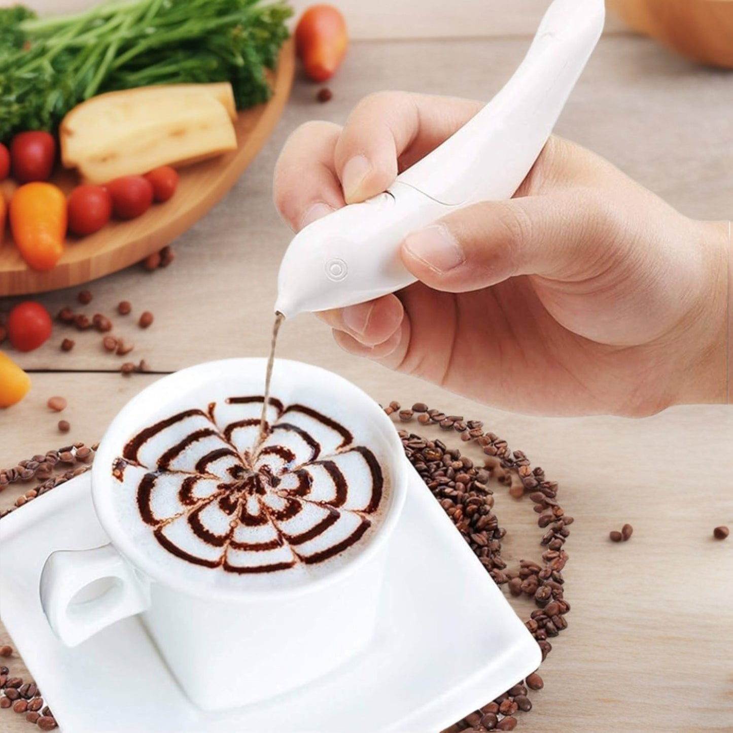 Stylo électrique créatif pour latte art café