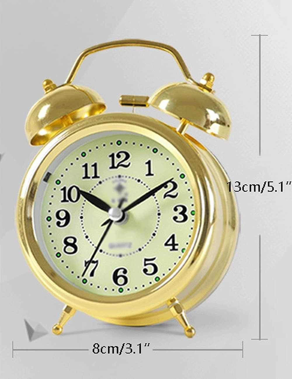 Réveil Rétro à Double Cloche