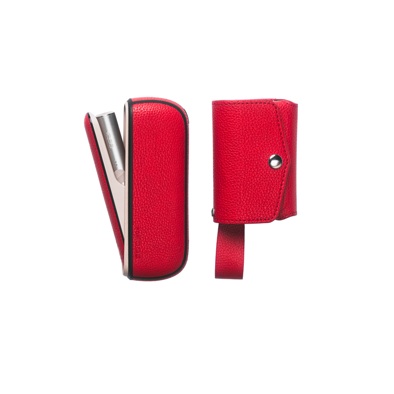 ILUMA Étui Cuir Rouge