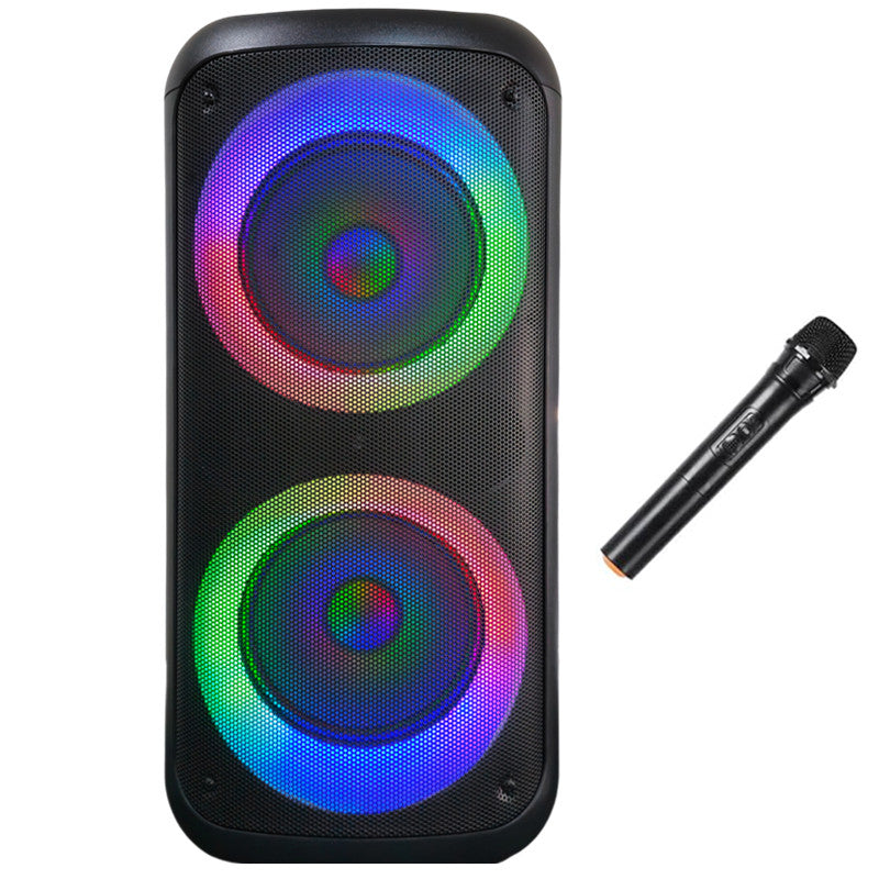 🎵 Haut-Parleur Bluetooth VELER-716 – 400W avec Micro Sans Fil & Effets LED