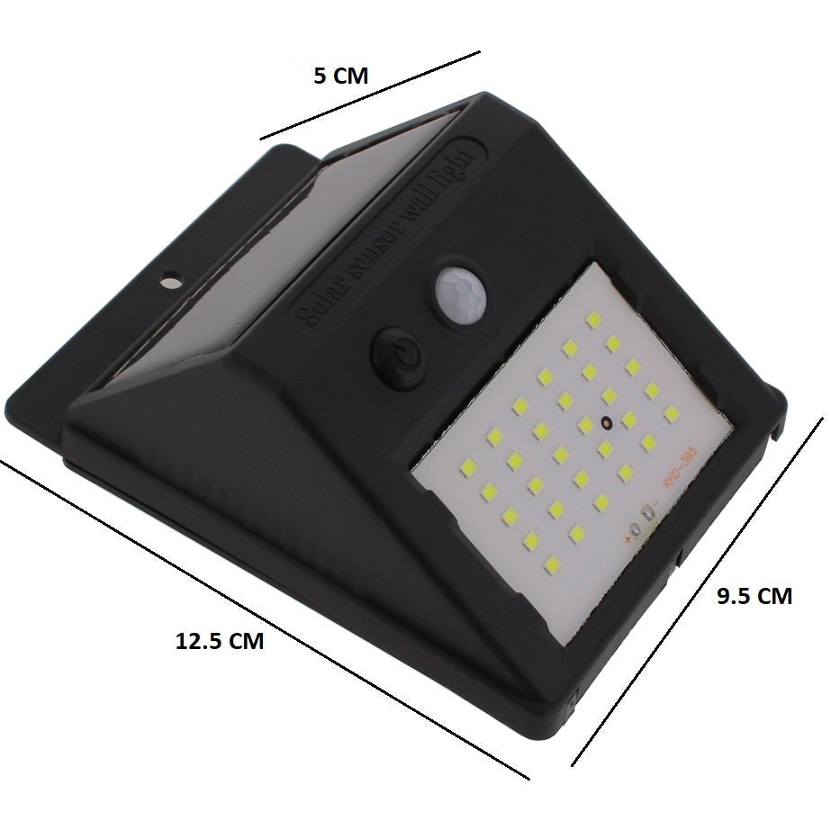 Lampe Solaire à Détecteur de Mouvement LED – Éclairage Extérieur Écologique