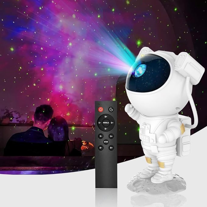 Projecteur ciel étoilé astronaute 3 en 1 avec haut-parleur Bluetooth