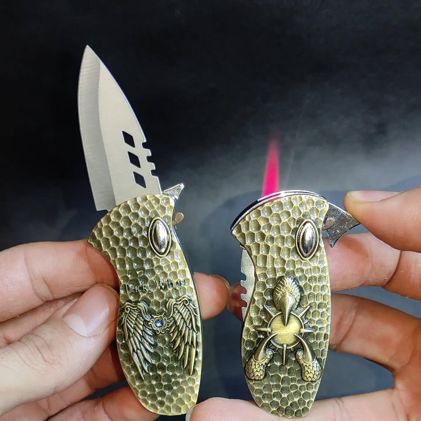 Briquet chalumeau 2en1