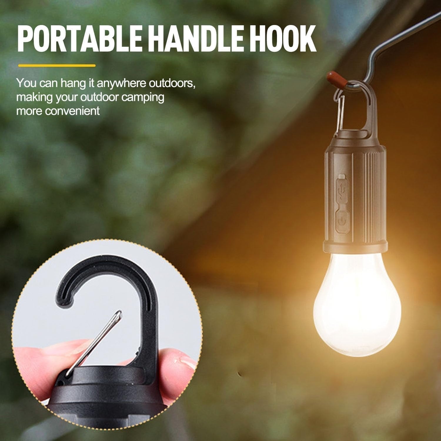 Lampe de camping solaire