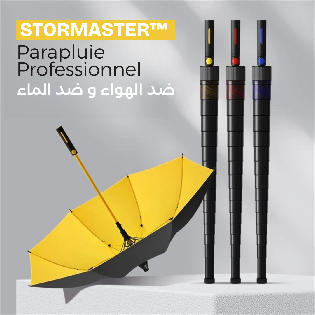 StormMaster™ Parapluie Professionnel Anti-Vent & Imperméable