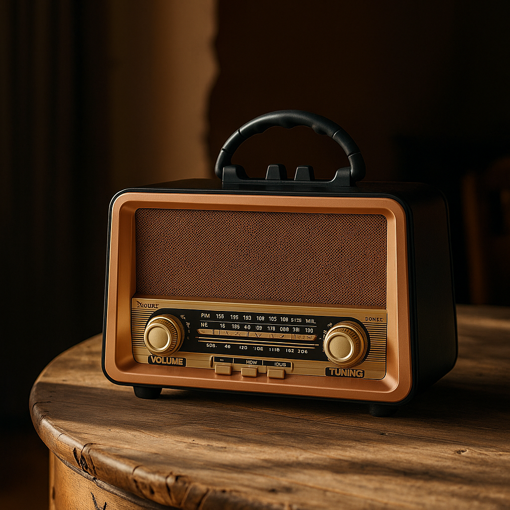 Radio Portable Sans Fil RX-BT1006 – Vintage & Moderne à la fois