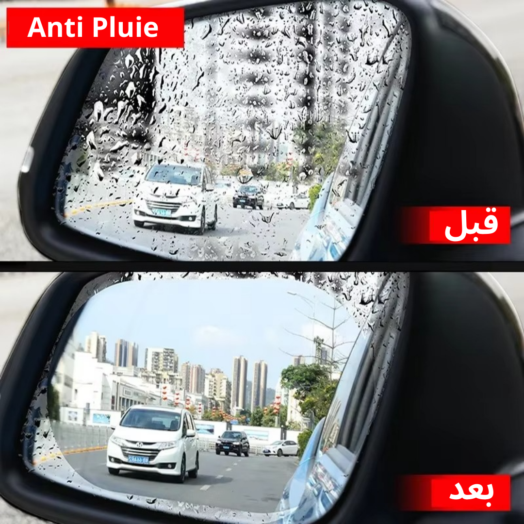 Film de protection pour rétroviseur de voiture, 2 pièces