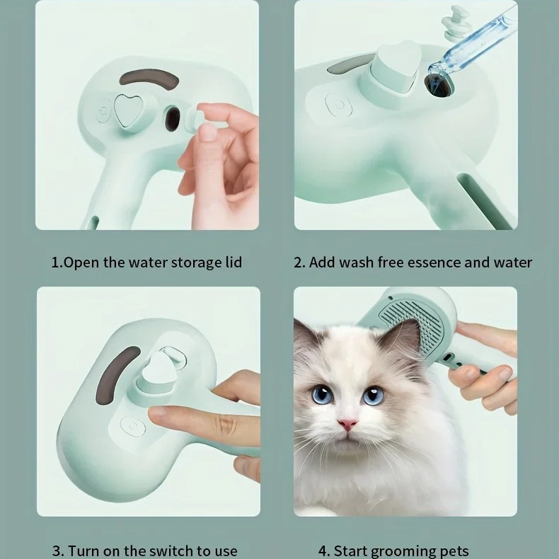 Brosse Vapeur Électrique 3-en-1