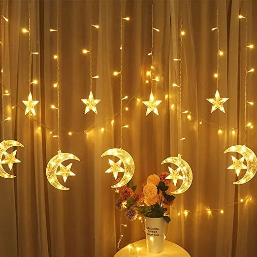 Guirlande Forme Étoiles et Lunes